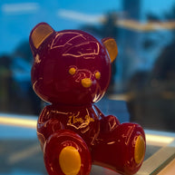 ARDOR - Small Bear, Burgundy I Love You Design