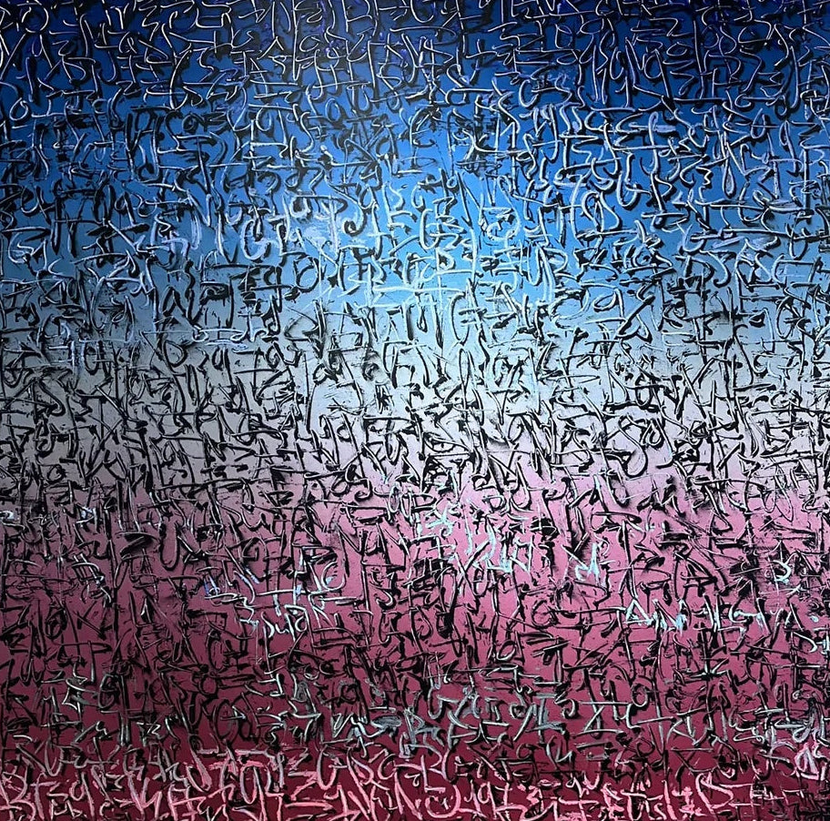 TANC - Pink & Blue Automatic Writing