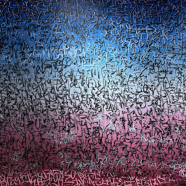TANC - Pink & Blue Automatic Writing
