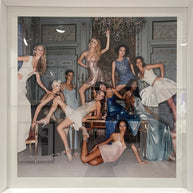 MICHEL COMPTE - The Queens, Supermodels in Versace, Vogue Italy