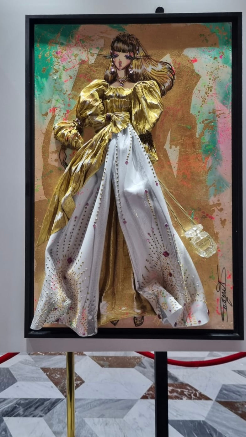 RACHEL BERGERET- Medium Doll, Elie Saab Tribute 2022 - Elegance