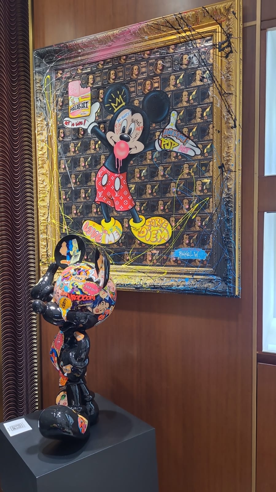 RAKEL WAJNBERG -Mickey Painting “Art is Life”