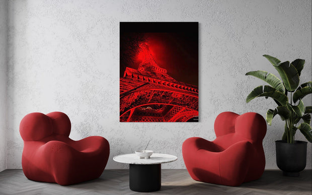 WINNIE DENKER - Red Tour Eiffel Paris