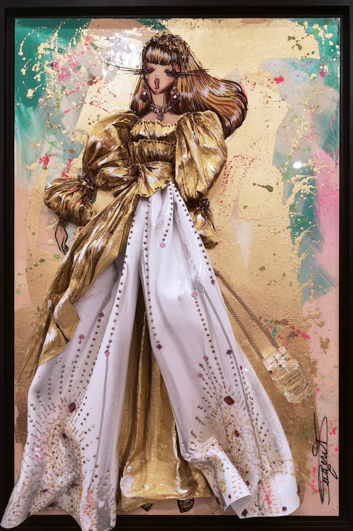 RACHEL BERGERET- Medium Doll, Elie Saab Tribute 2022 - Elegance