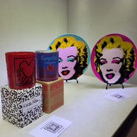 LIGNE BLANCHE - Keith Haring Red Running Heart Candle