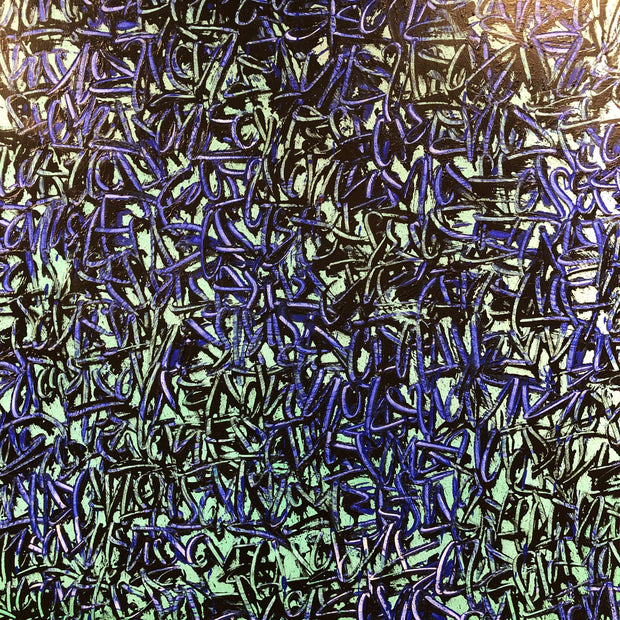 TANC - Untitled Blue Green Automatic Writing