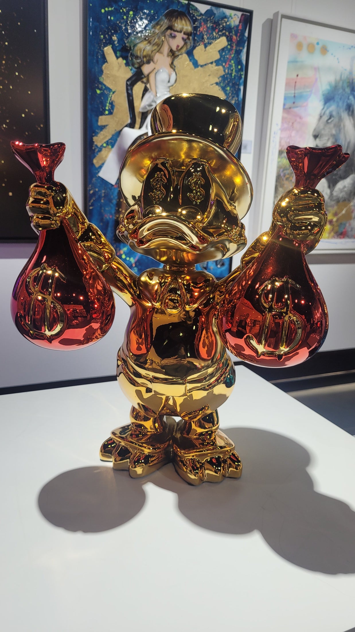 NAOR - 45cm Standing Picsou - Uncle Scrooge