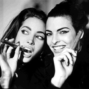ARTHUR ELGORT - Linda Evangelista & Christie Turligton
