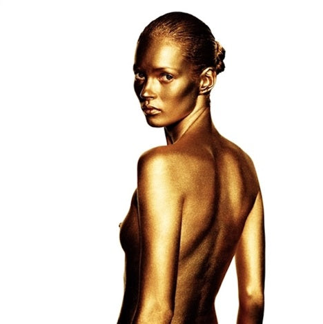 THIERRY LE GOUES - Golden Kate Moss Portrait
