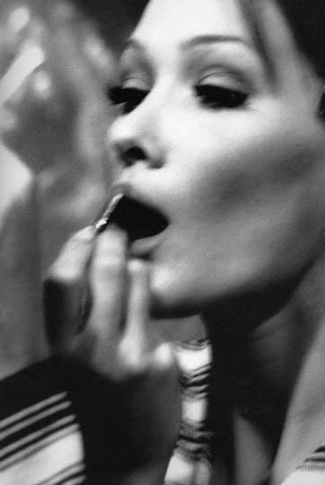 FABIEN MARA - Backstage Carla make up 1990